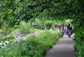 P cykeltur ved Flensborg fjord.