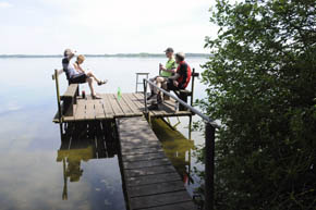 Cyklisterne siger Godau til Groer Plner See